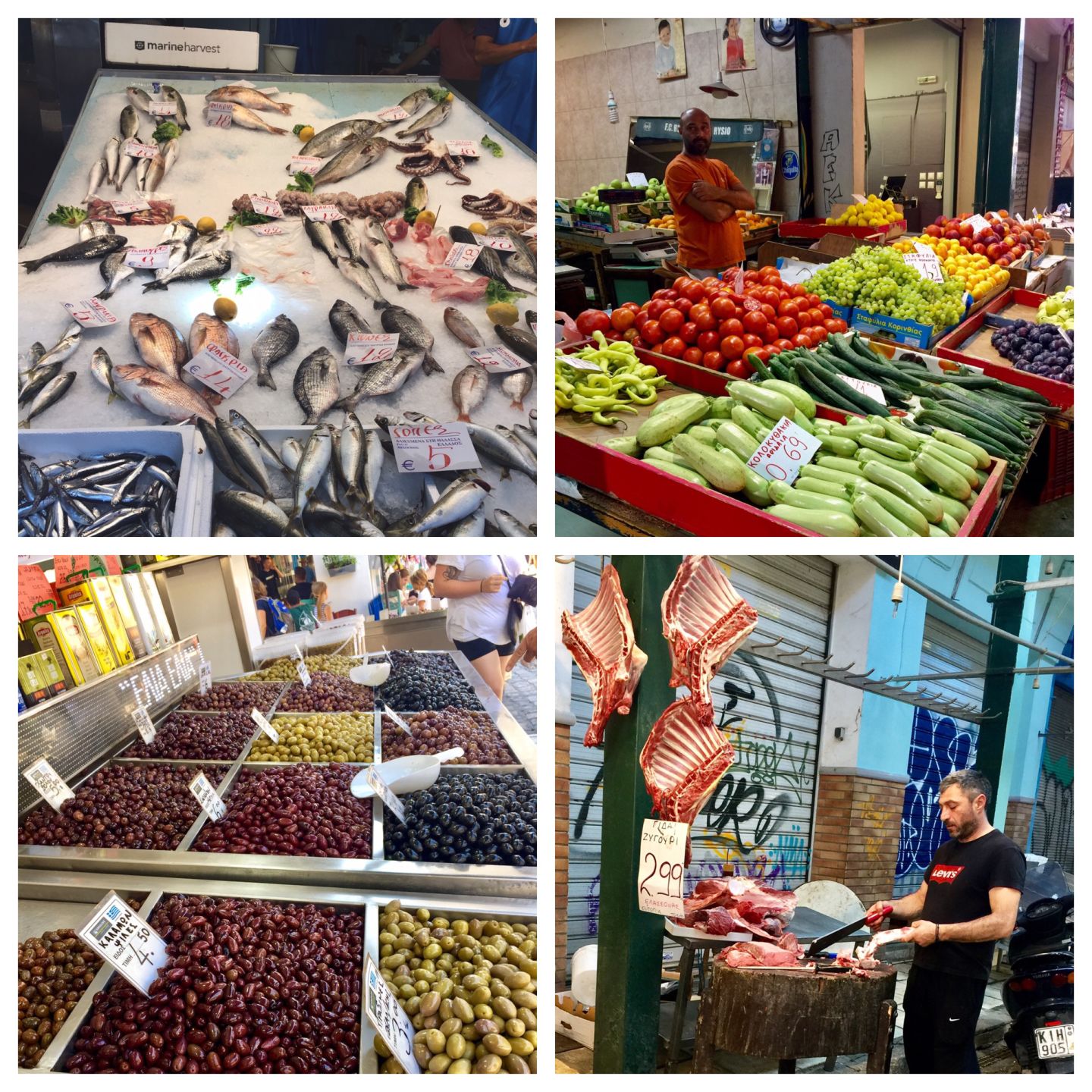 Thessaloniki's open market